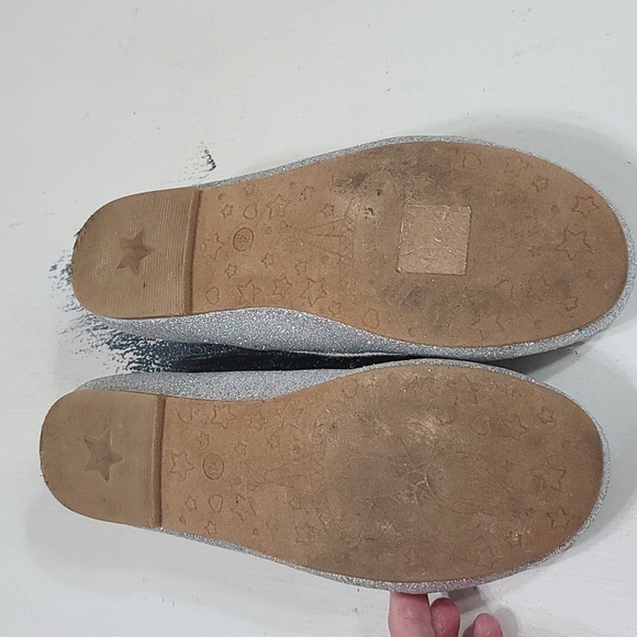Dream Pairs Girls Ballet Flats Slip-on Shoes Iridescent Glittery Size 4 EUC - Picture 9 of 11